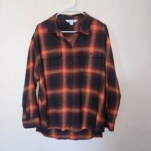 Taylor Swift Evermore  Inspired Old Navy Flannel Sz Xl Boyfriend